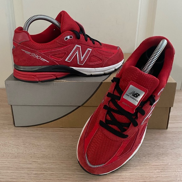 New Balance Shoes - Rare New Balance 990 Black/Red Sneaker- 5 Y - 6.5 W